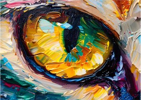 Tablou - Ochi de pisică Pictură (70x50 cm)