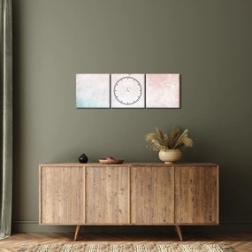 Tablou - Mandala pe zid 2 (cu ceas) (90x30 cm)