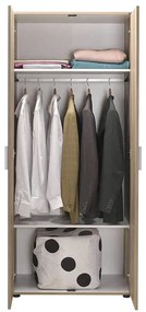 Dulap Haine Adore Trendline cu 2 usi si umeras, 80 x 187 x 47 cm