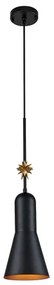 Lustră pe cablu Elstead ETOILE-P-M-MB ETOILE 1xE27/60W/230V d. 17,8 cm negru