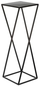 Suport pentru flori 70x24 cm, negru