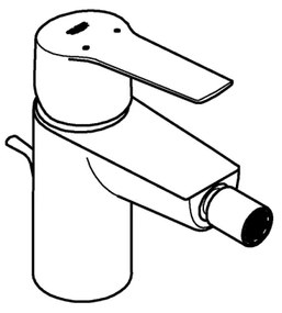 GROHE 325602432 - Baterie bideu START, mărime S, negru