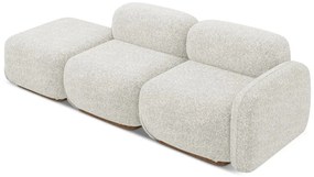 Șezlong modular crem (cu colț pe partea dreaptă) Ailani – Makamii