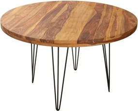 Masa rotunda din lemn Makassar 120cm Sheesham