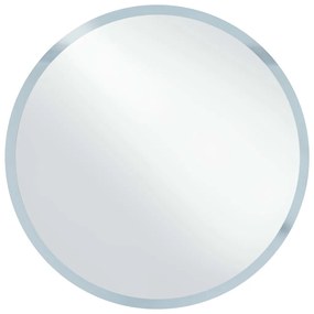 Oglinda cu LED de baie, vidaXL, Aluminiu, 80 cm, Argintiu
