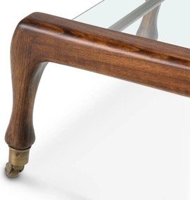 Gheridon, Masuta cu roti design LUX Manzo