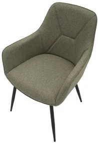Mauro Ferretti Scaun Vicenza Verde Set 2 Bucati cm 58X63X85,5 | Aosom Romania