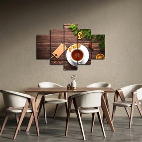Tablou - ceașca cu decorații (150x105 cm)