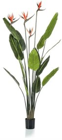 Plantă artificială Strelitzia cu flori - 150 cm