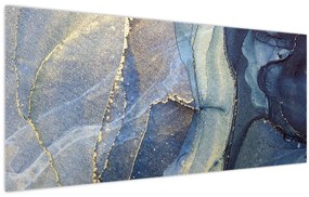 Tablou - Abstracție cu cerneală cu alcool (120x50 cm)