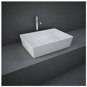 Lavoar pe blat Rak Feeling rectangular 50 cm alb mat