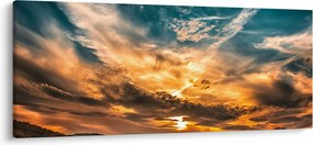 Tablou cu nori (120x50 cm)