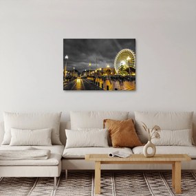Tablou carusel în amurg (70x50 cm)