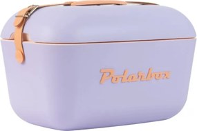 Geanta frigorifica Polarbox Pop, 12 litri, Polistiren AIRPOP, 5-15°C pana la 24 h, Violet/Portocaliu