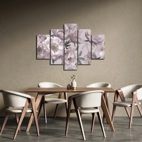 Tablou - Vintage bujorii (150x105 cm)