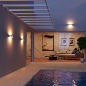 Redo 90095 - Aplică de perete pentru exterior PLANIT, LED 10W, 230V, 3000K, IP54, alb