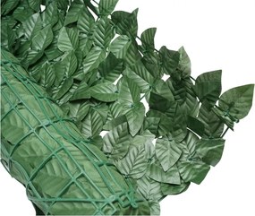 Gard viu artificial verde decorativ cu frunze verzi 300x150cm