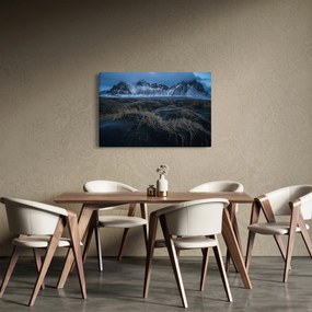 Tablou cu priveliște spre vărfurile Islanda (90x60 cm)