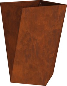 vidaXL Jardinieră Ruginit 50 x 50 x 75 cm Oțel rezistent de intemperii