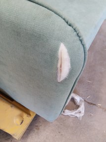 OFERTA Canapea extensibila 2 locuri LAINE, verde II. calitate