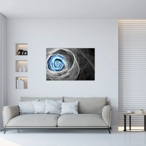 Tablou - Abstract Rose Blue (90x60 cm)