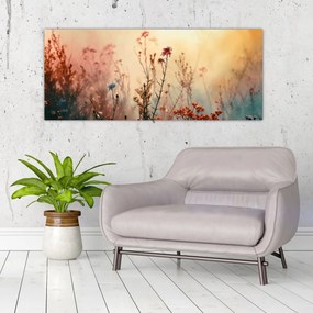 Tablou - Flori sălbatice (120x50 cm)