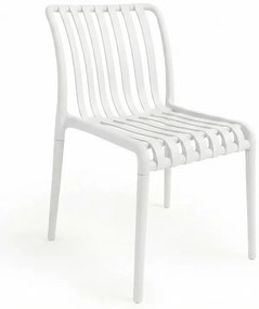 Scaun din plastic TREGO, alb