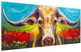 Tablou - Vacă pictată (120x50 cm)