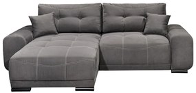 Coltar extensibil, Alvi, cu sezlong interschimbabil, 267 x 91 x 185 cm, antracit