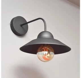 Lampă de perete SORAPIS 1xE27/15W/230V negru