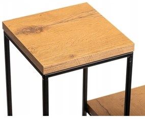 Suport flori 110x40 cm negru/maro