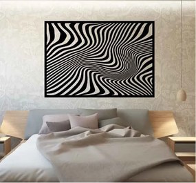 SENTOP | Pictură decorativă murală zebră și negru