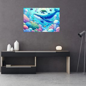 Tablou – Lume subacvatică (90x60 cm)