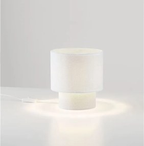 Veioza, Lampa de masa cu abajur alb SYRIN