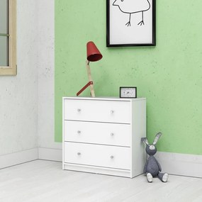 Comodă Tvilum May, 72x68 cm, alb