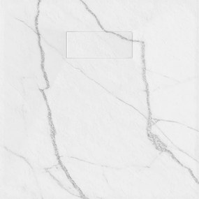 Mexen Hugo Cadă de duș pătrată SMC 90 x 90 cm, piatră albă - 42159090