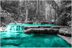 Tablou - Râul de iarnă (90x60 cm)