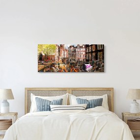 Tablou - Amsterdam, pictură (120x50 cm)