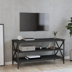 825792 vidaXL Comodă TV, negru, 100x40x50 cm, lemn prelucrat