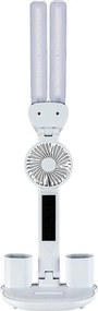 Rabalux NOVILO 74030 - Lampă de birou LED reglabilă cu ventilator, LED 7W/5V
