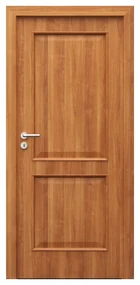 Usa Interior din MDF Porta Nova Model 3.1 (Culoare: Stejar Auriu, Toc: Reglabil 10 cm, Maner: Patrat argintiu crom, Dimensiune: 80 cm)