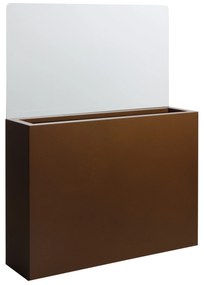 Giveci de flori cu auto-irrigare, KAI, mai multe variante - Hobby Flower Culoare: oțel corten
