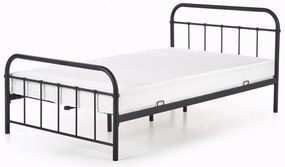 Pat de o persoană 120 cm Lashell 120 (fără saltea) (negru). 1039456