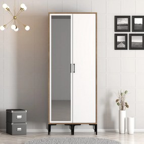 Dulap de haine Kiara RS (Nuc + Alb). 1088542