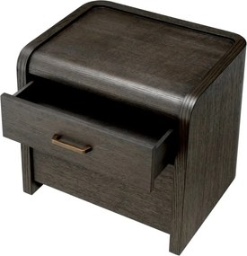 Noptiera design LUX, Furnir de stejar Mocha, Joane