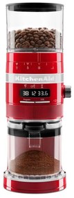 Rasnita de cafea electrica Artisan KitchenAid 5KCG8433ECA, 150W, 340 g, 70 trepte de macinare, Oprire automata, Apple Candy Red