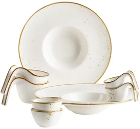 Mäser 8 piese set de ustensile de gătit gourmetPintar Puncte maro alb