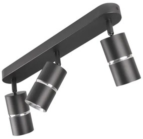 Spot BAMBOO 3xGU10/10W/230V negru