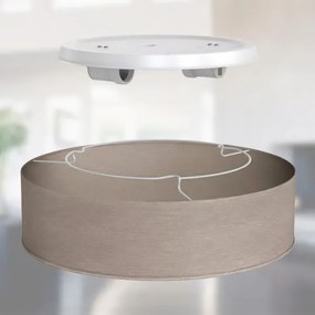 Plafonieră 2xE27/40W/230V, Ø 38 cm, bej