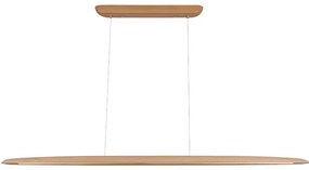 Lustră LED pe cablu LED/26W/230V 4000K 150 cm fag/lemn masiv